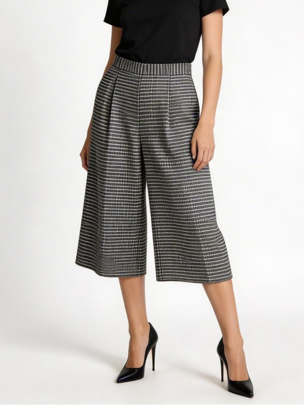 RAFAELLA | Plaid Culotte Pants Sz SP